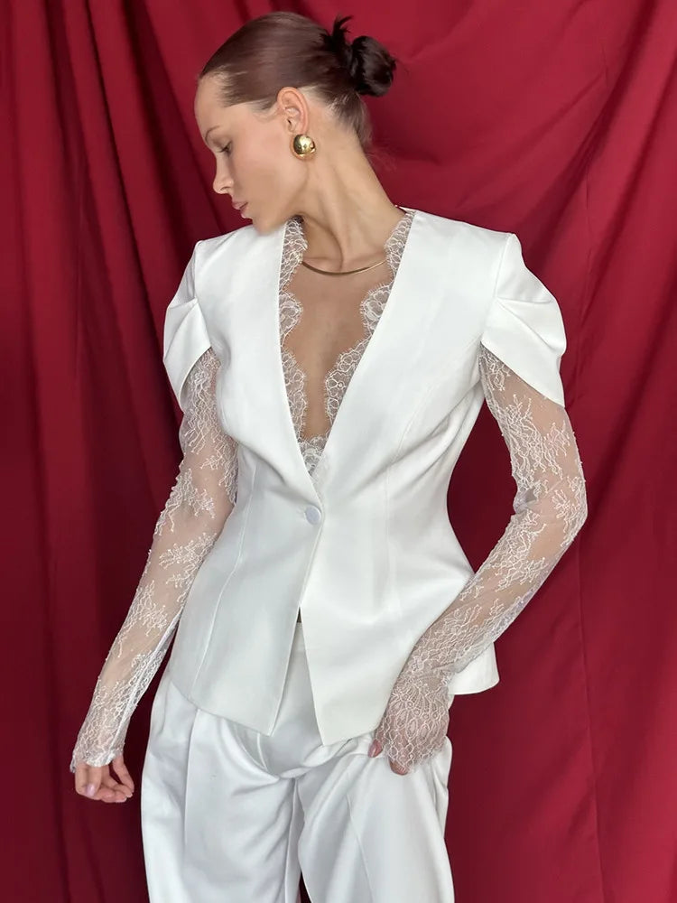 בלייזר אלגנטי מחשוף וי