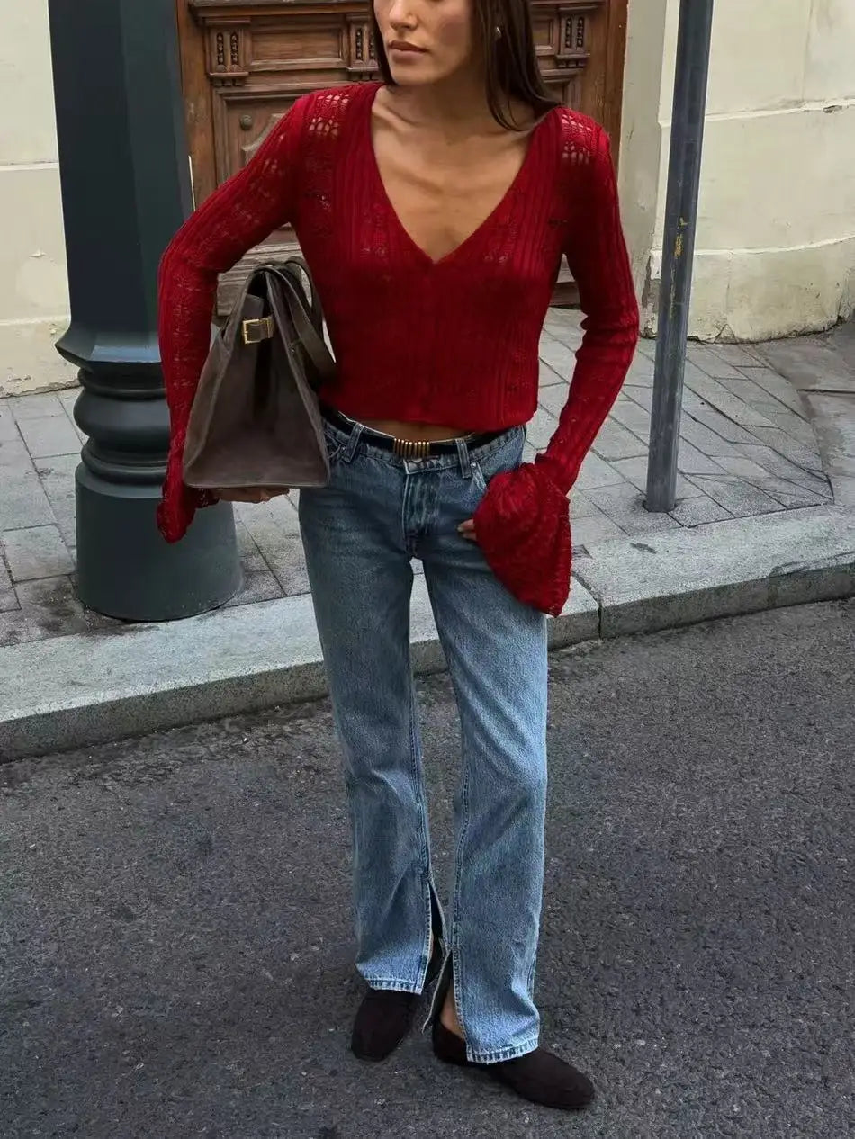 טופ קרדיגן אלגנטי