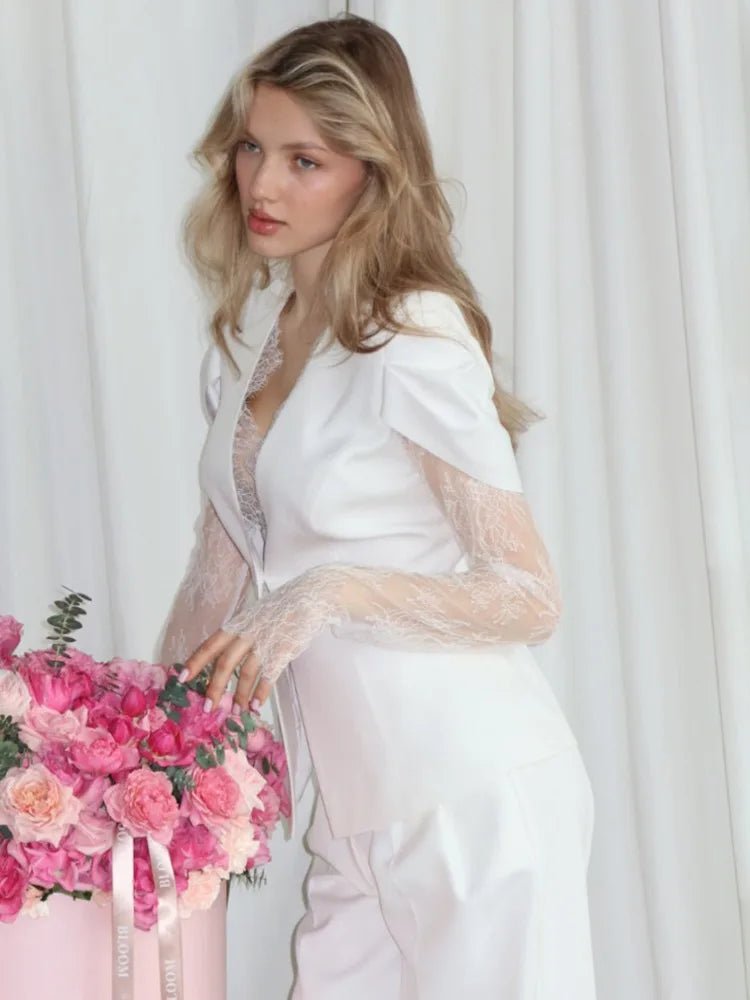 בלייזר אלגנטי מחשוף וי